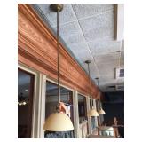 Three hanging lights