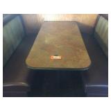 Double pedestal table 30 x 60 x 29