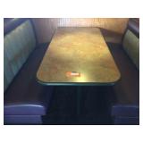 Double pedestal table 30 x 60 x 29