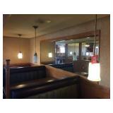 Three hanging lights