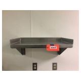 Stainless wall shelf 14 x 24