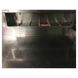 Stainless shelf 8 x 38