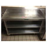 Delfield workstation with 2 lower shelves 22 x 48