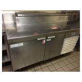 2 Door self contained sandwich station with