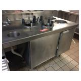 Pleat warming station 32 x 54 x 36