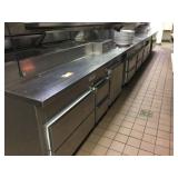 4 section sandwich station all 4 units have the