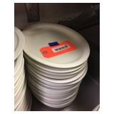 Stack of oval plates