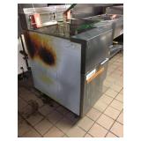 Fry master gas deep fryer on wheels