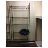 Five shelf wire rack 18 x 36