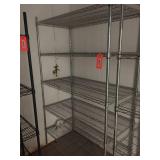 Five shelf wire rack 24 x 48