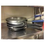 Five frypans