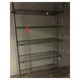 Five shelf wire rack 18 x 48