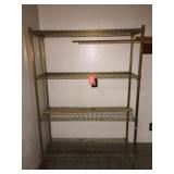 Four shelf wire rack 18 x 47