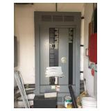 Water heater, electric panels & contents of 2