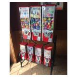 Coin op machine with product NO keys