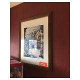 Framed decorator picture