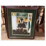 Brett Favre framed print 24x27