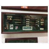 Golf Collectibles shadow box 14x33