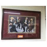 Musician decorator print approx 36x28