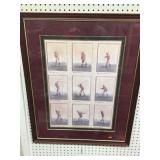 Framed golf print 26"x32"