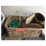 Large basket - SOME DAMAGE / assorted smaller