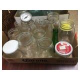 Assorted jars / bottles