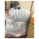 Bag of wool yarn