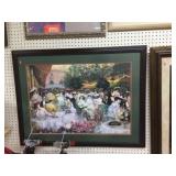 Framed decorator picture 41"x42"