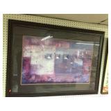 Framed decorator picture 45"x33"