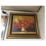 Framed oil painting 32"x28"