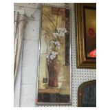 Framed decorator picture 12"x37"