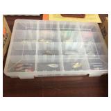 Plano organizer with assorted lures