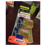 Assorted 12 gauge ammo in tray