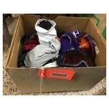 Assorted goggles / bags