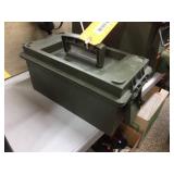Plastic ammo box