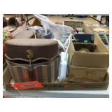 Decorator baskets / mug warmer / ribbon / assorted