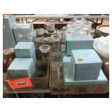 2 flats assorted Party Lite candle holders