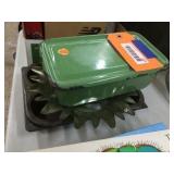 Enamel covered loaf pan / sun / muffin tins