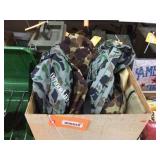 Assorted soft bags - some camo