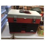 Plano tackle box with Fly tying equipment