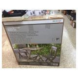 3 PC Quik Fold Bistro Set - Table with 2 chairs