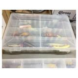 Plano organizer with fishing related contents