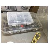 2 Plano plastic organizers with contents