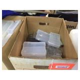 Assorted plastic organizers