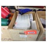 Assorted plastic organizers