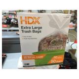 HDX XL trash bags