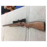 Left hand Savage model 93R17 .17 HMR bolt action