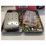 Fly fishing flies & storage cases