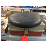 Tackle box & Frabill bucket seat top