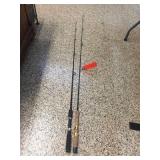 2 fishing poles